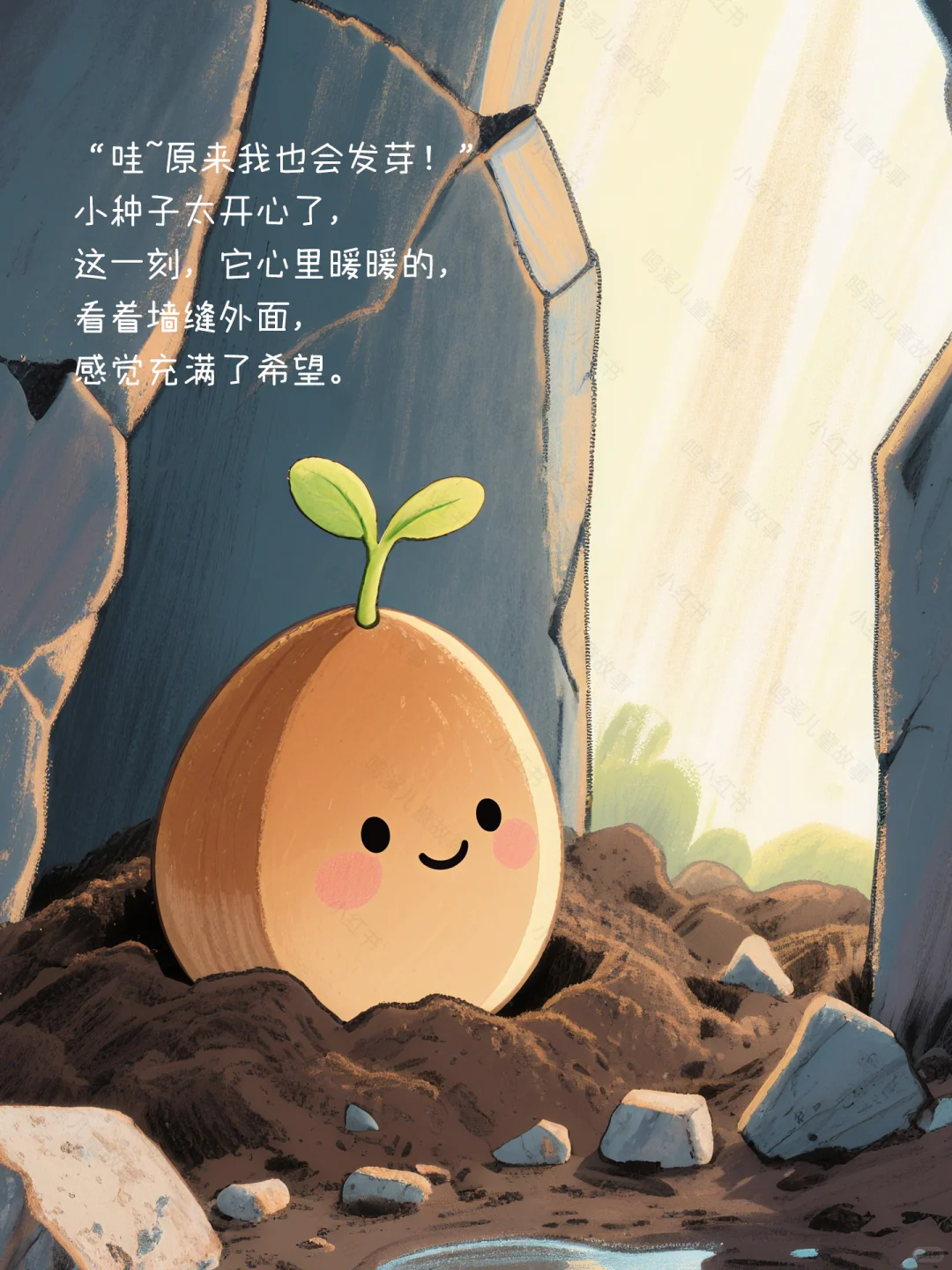 温暖治愈系丨儿童绘本故事《角落里的小种子》
