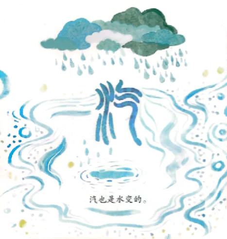 亲近母语小步乐读绘本推荐-《会变的水》