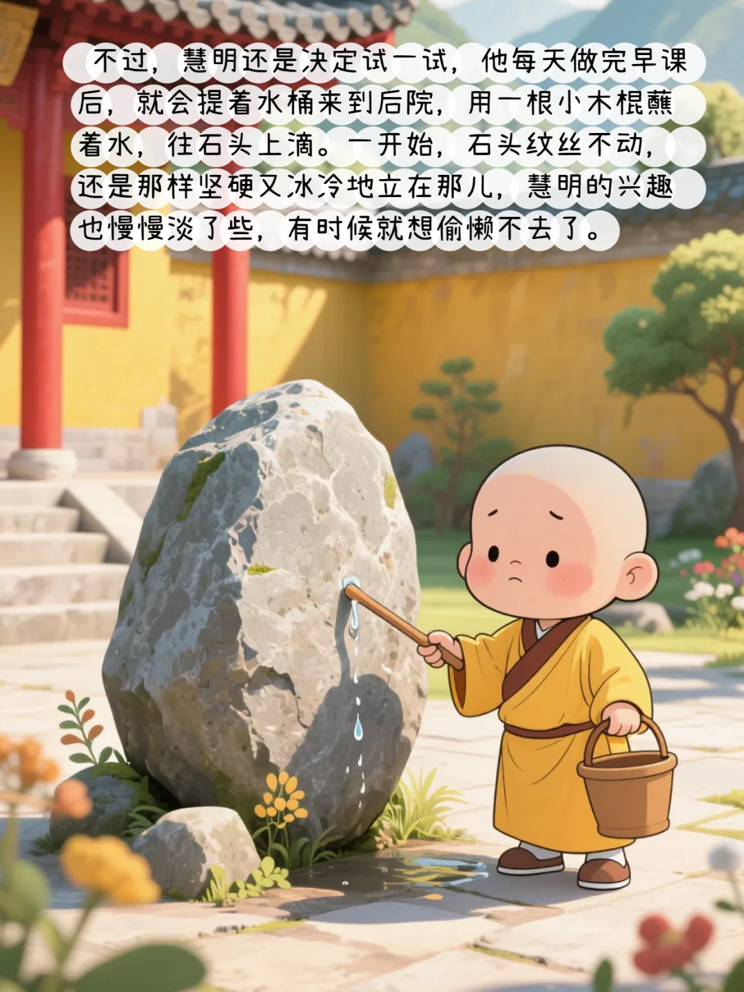 少儿成语故事28《滴水石穿》