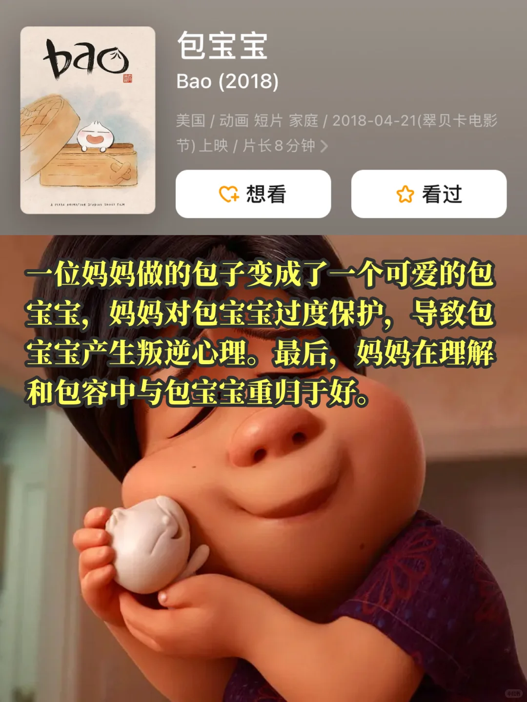 央视力荐❗️9部美国必看动画短片…