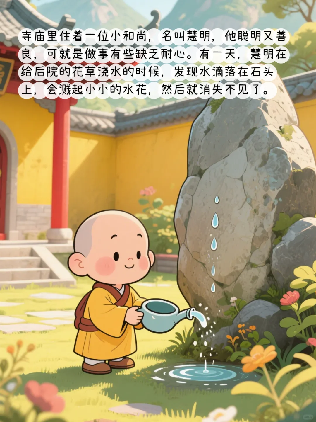 少儿成语故事28《滴水石穿》