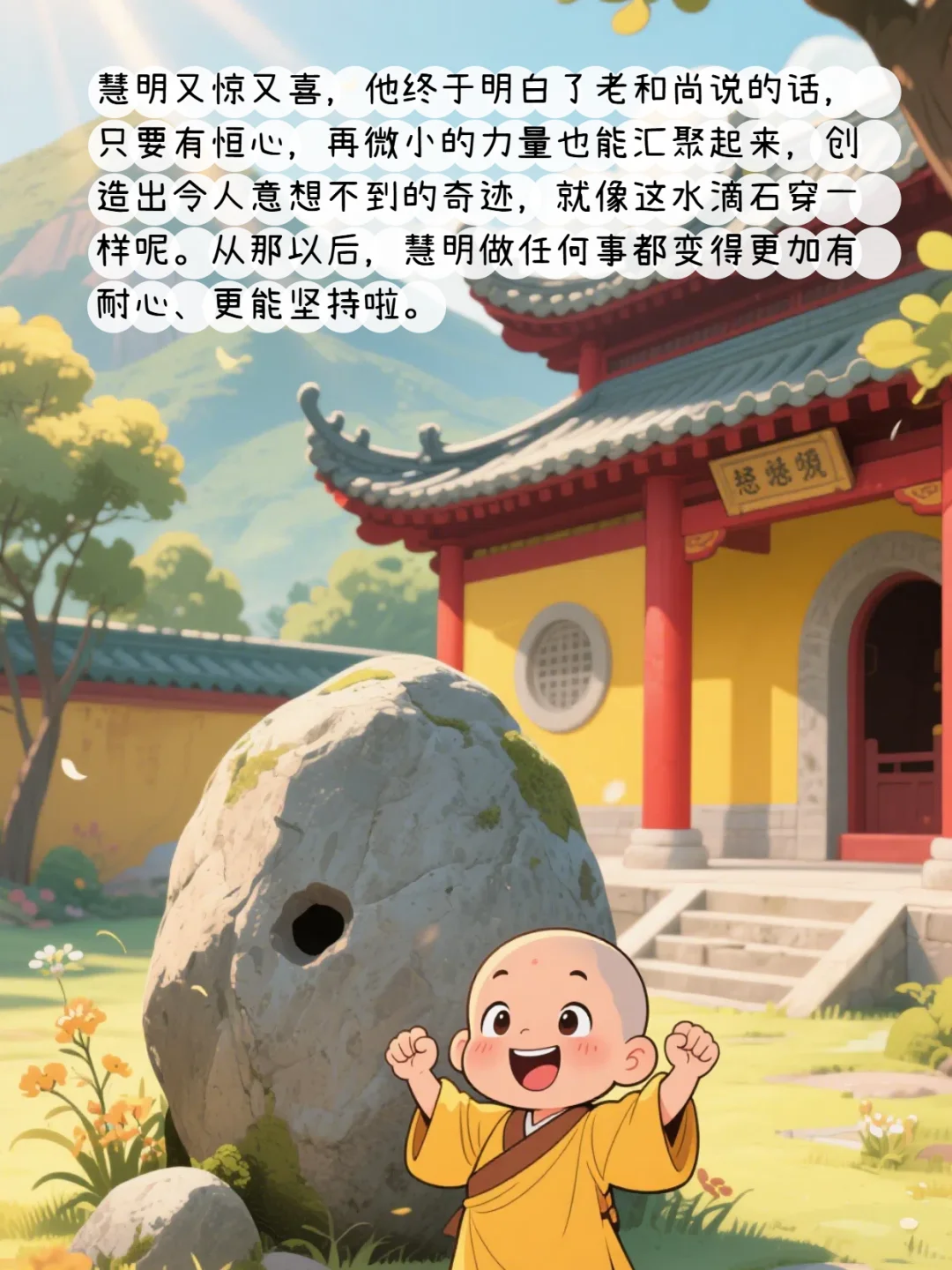 少儿成语故事28《滴水石穿》