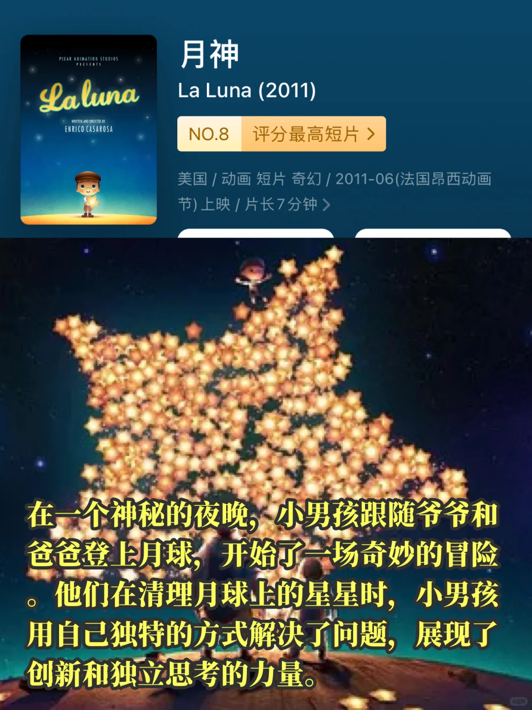 央视力荐❗️9部美国必看动画短片…