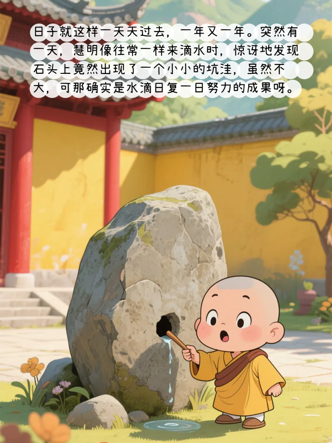 少儿成语故事28《滴水石穿》