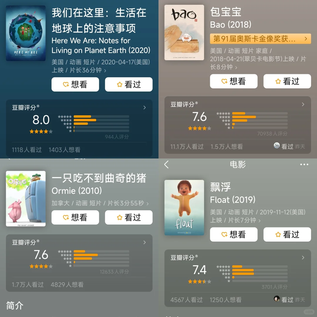 暑期必看！适合幼儿园小朋友的24部动画短片