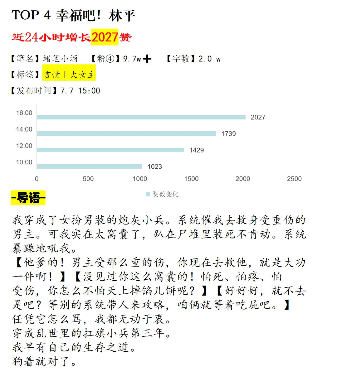 7.8日乎子短篇上新扫榜🔥