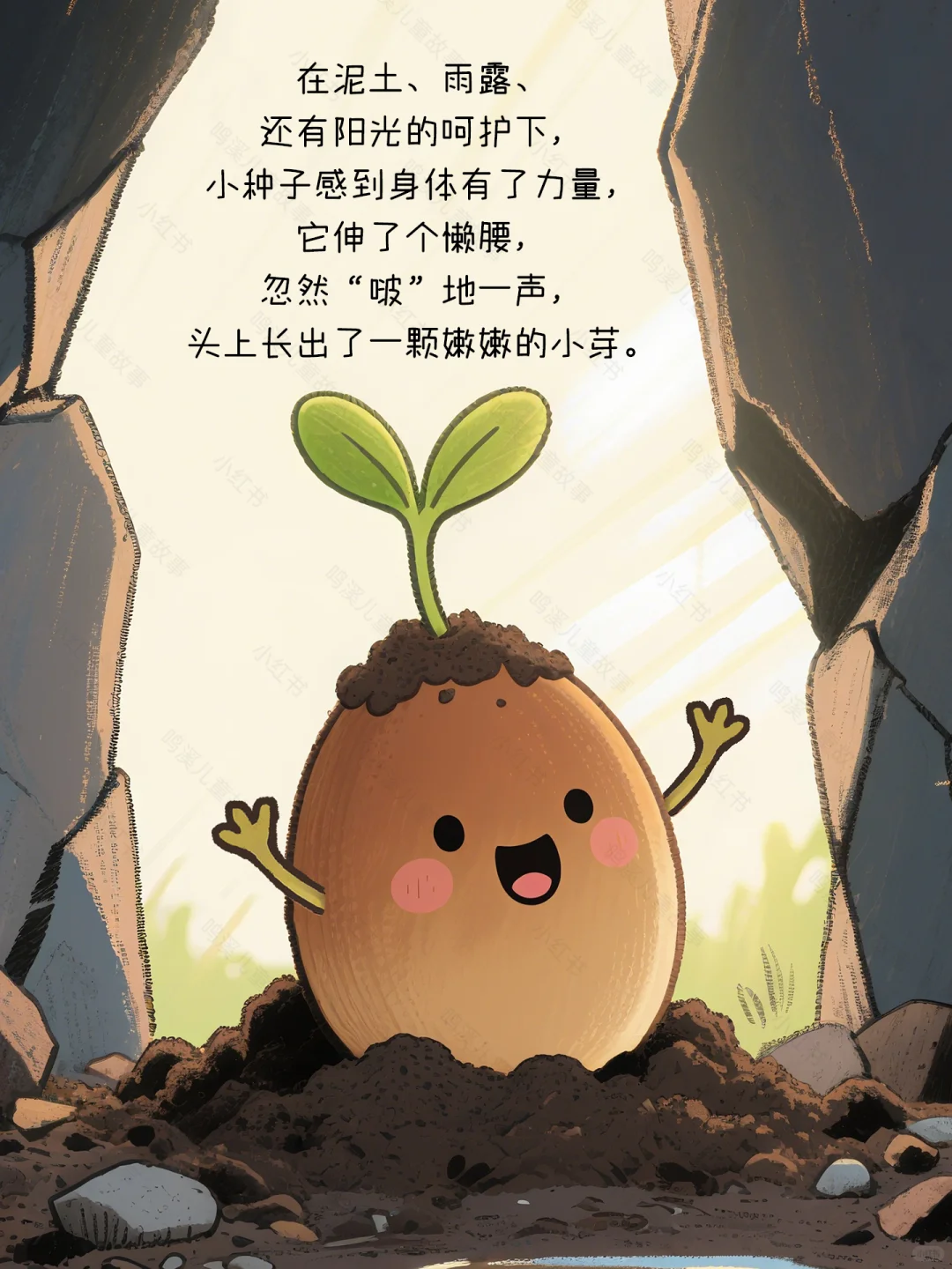温暖治愈系丨儿童绘本故事《角落里的小种子》