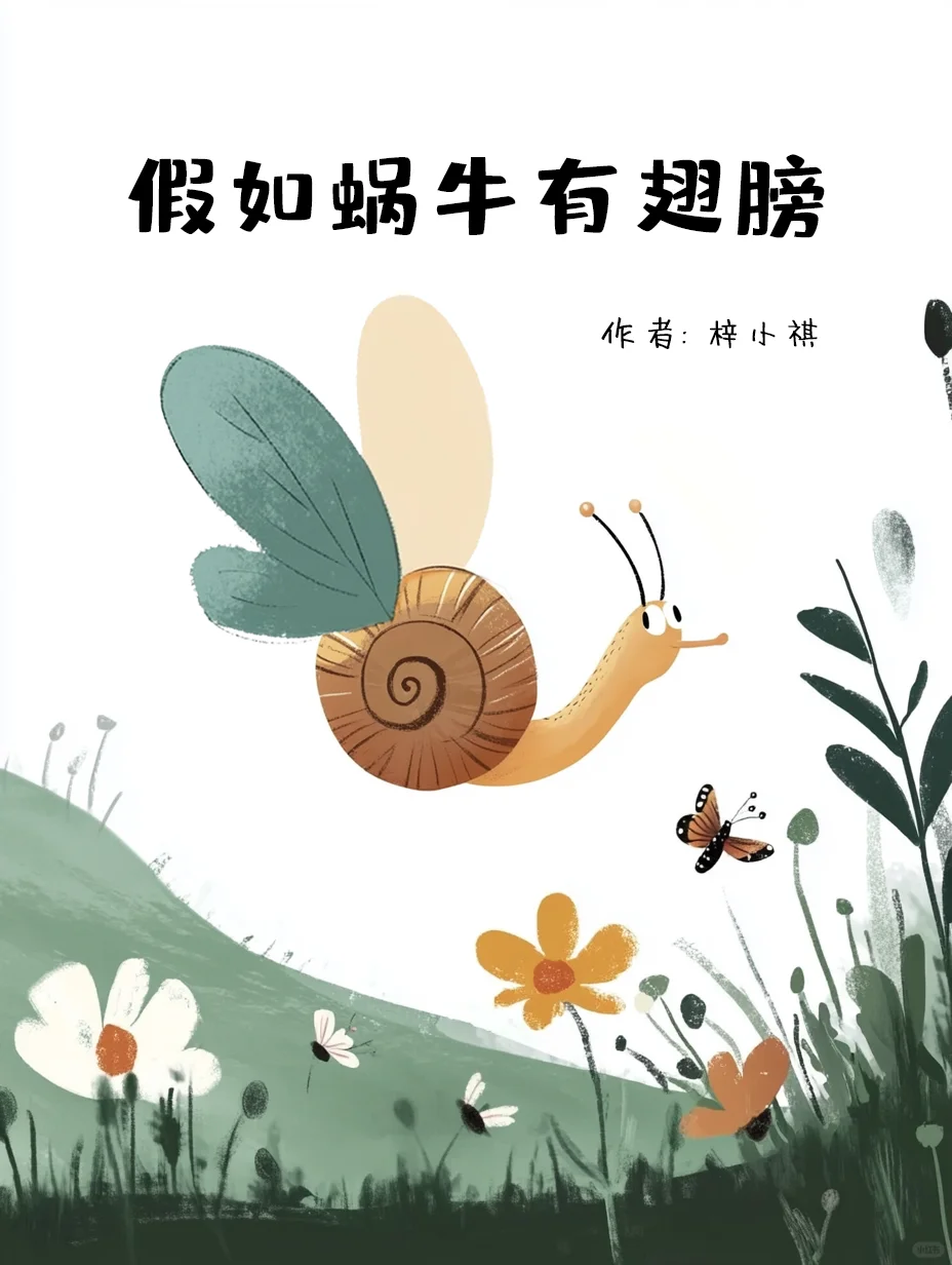 绘本故事《假如蜗牛有翅膀》
