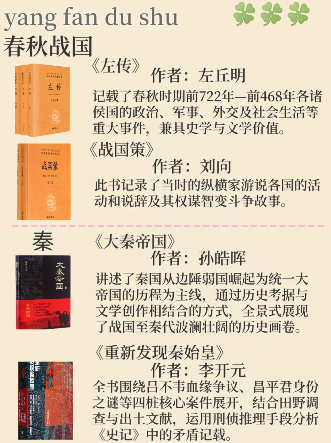按时间顺序必看的32本历史书｜书单分享。