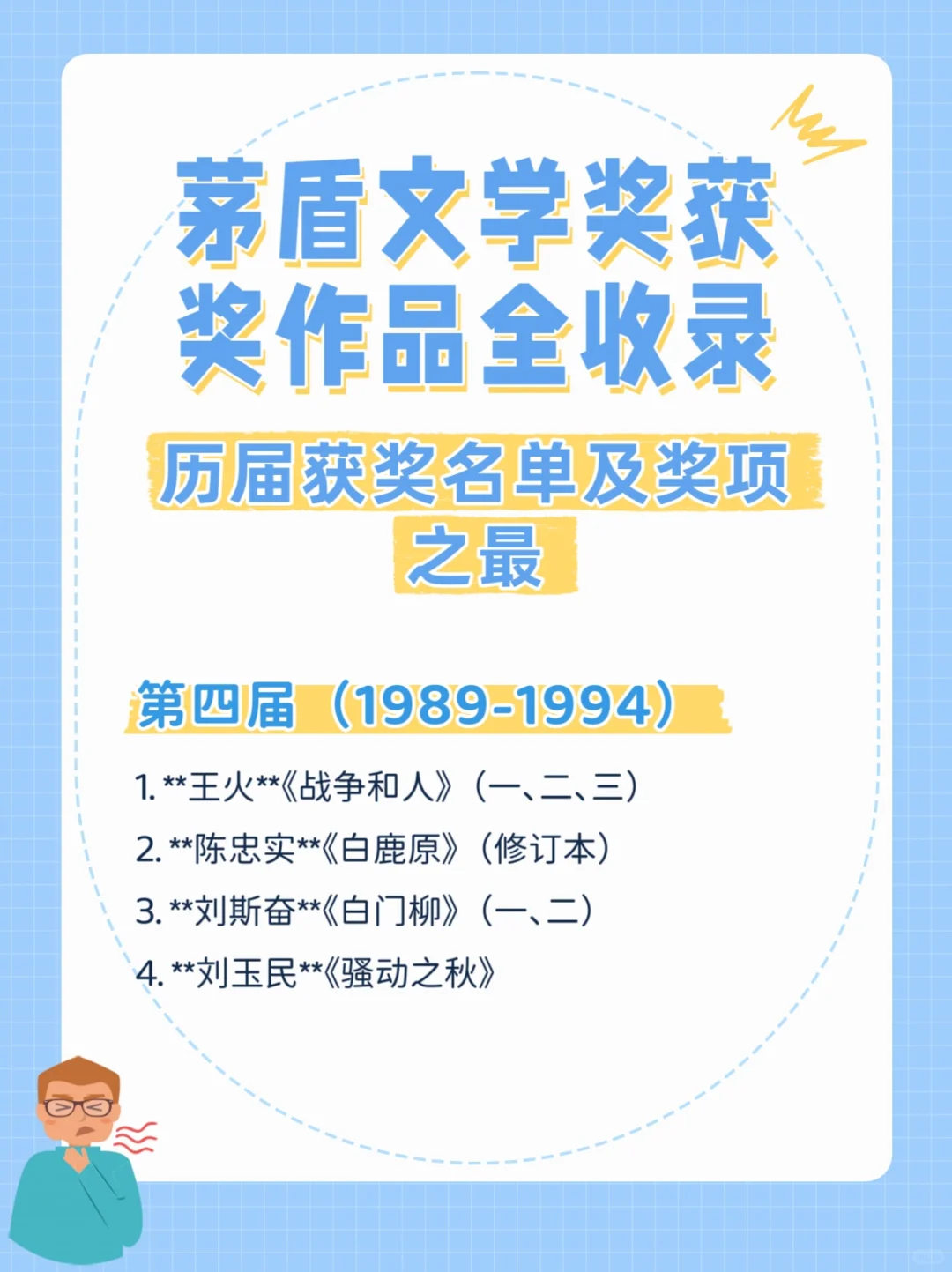 茅盾文学奖获奖作品