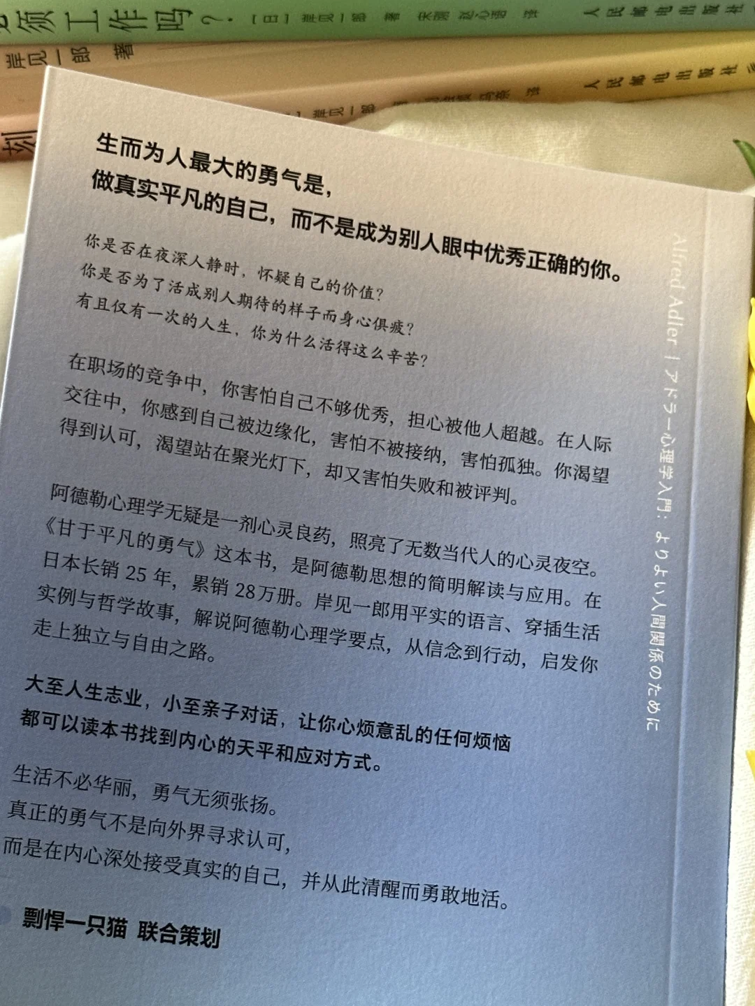 被这本书狠狠治愈了😭低谷期一定要看！！