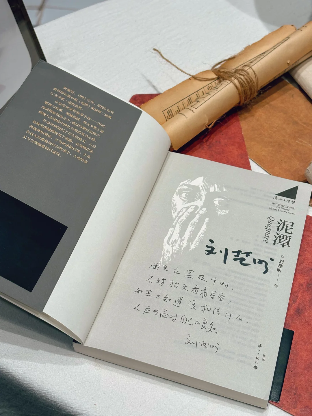 去看了刘楚昕《泥潭》的新书发布会。