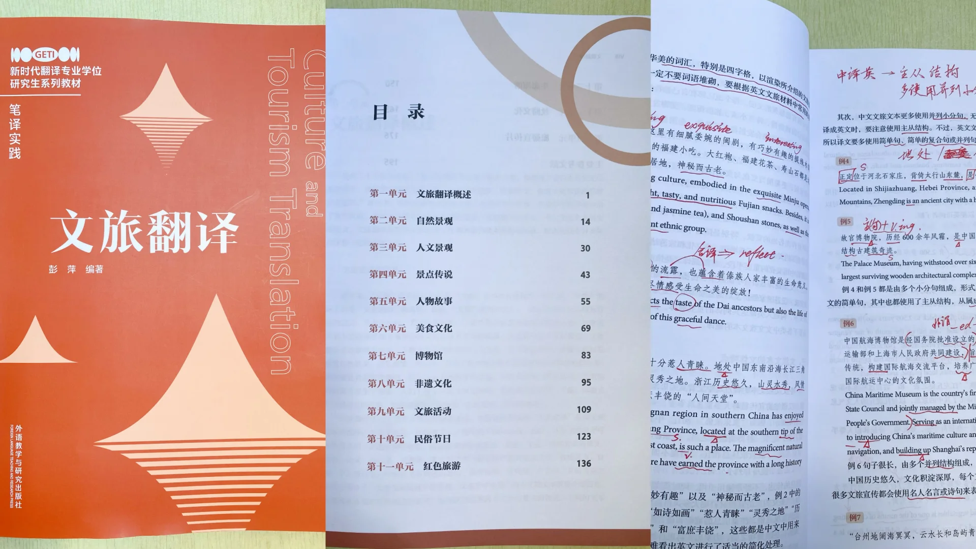北外彭萍教授《文旅翻译》！！！