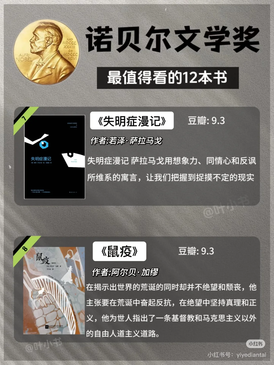 今日书单：诺奖文学经典必读的12部传世之作