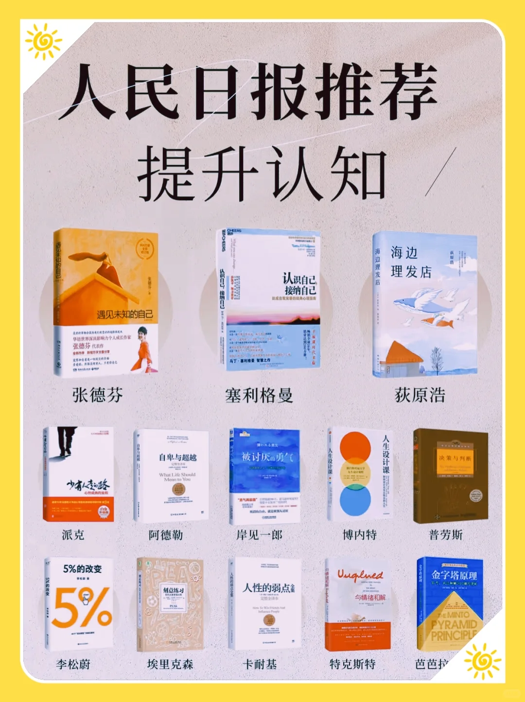 人民日报推荐的100本书，建议狠狠收藏！