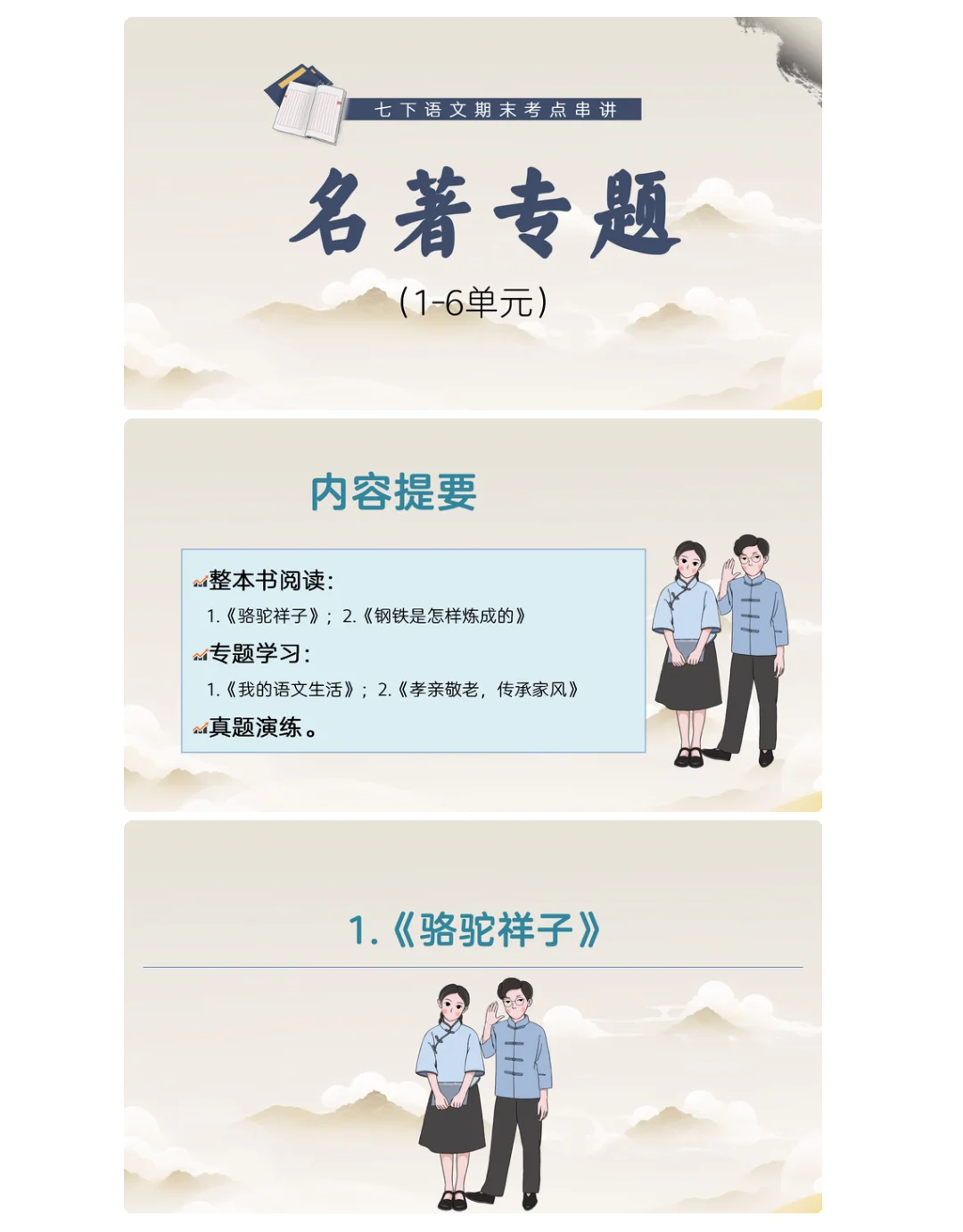 七下语文期末名著专题考点串讲这些就够了！