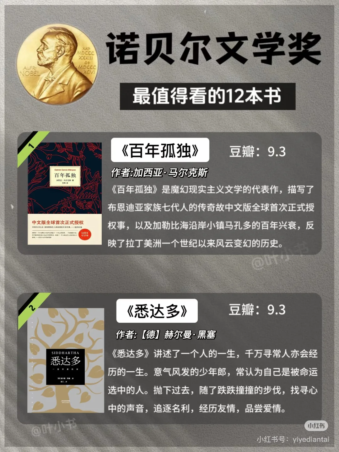 今日书单：诺奖文学经典必读的12部传世之作