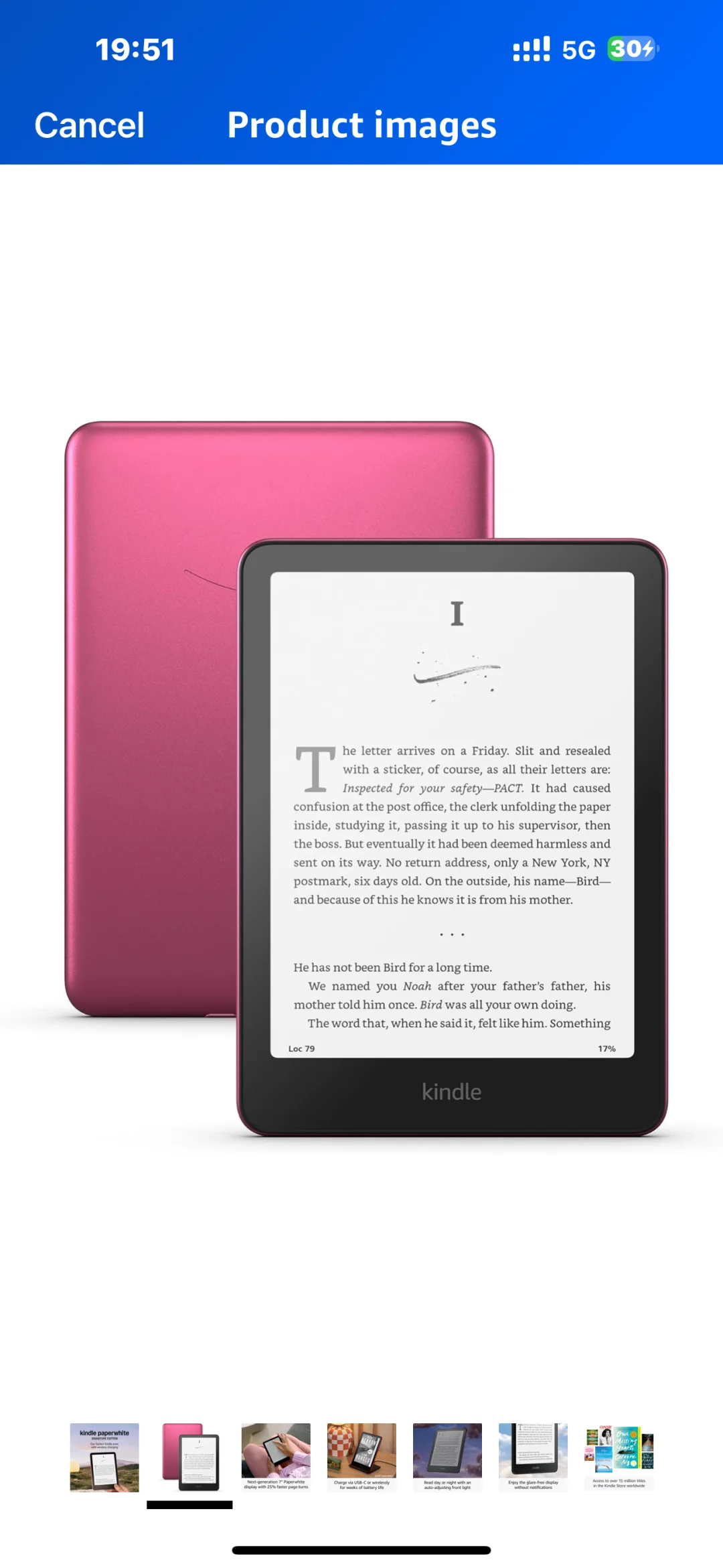 kindle+paperwhite6 全颜色代购