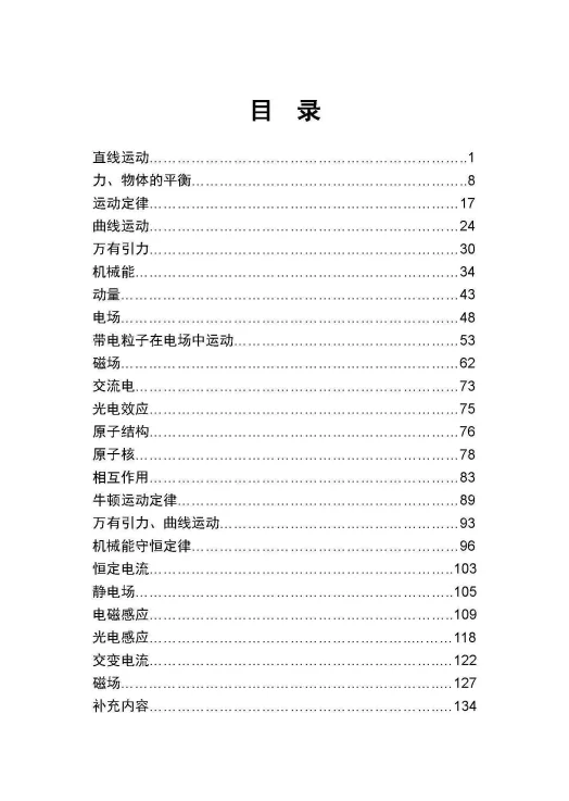 【PDF版】物理学霸笔记电子书