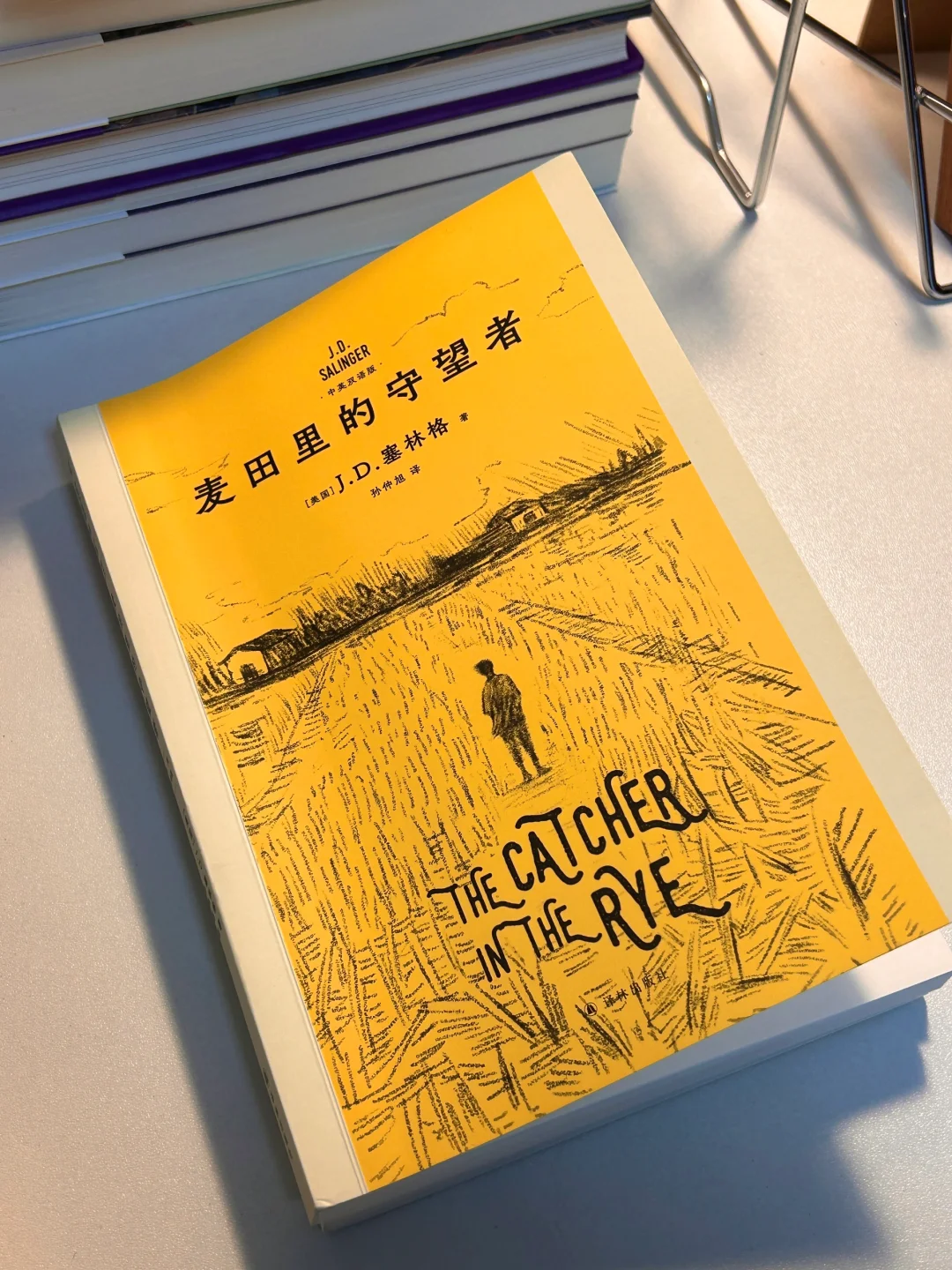 《麦田里的守望者》很喜欢的一段话：