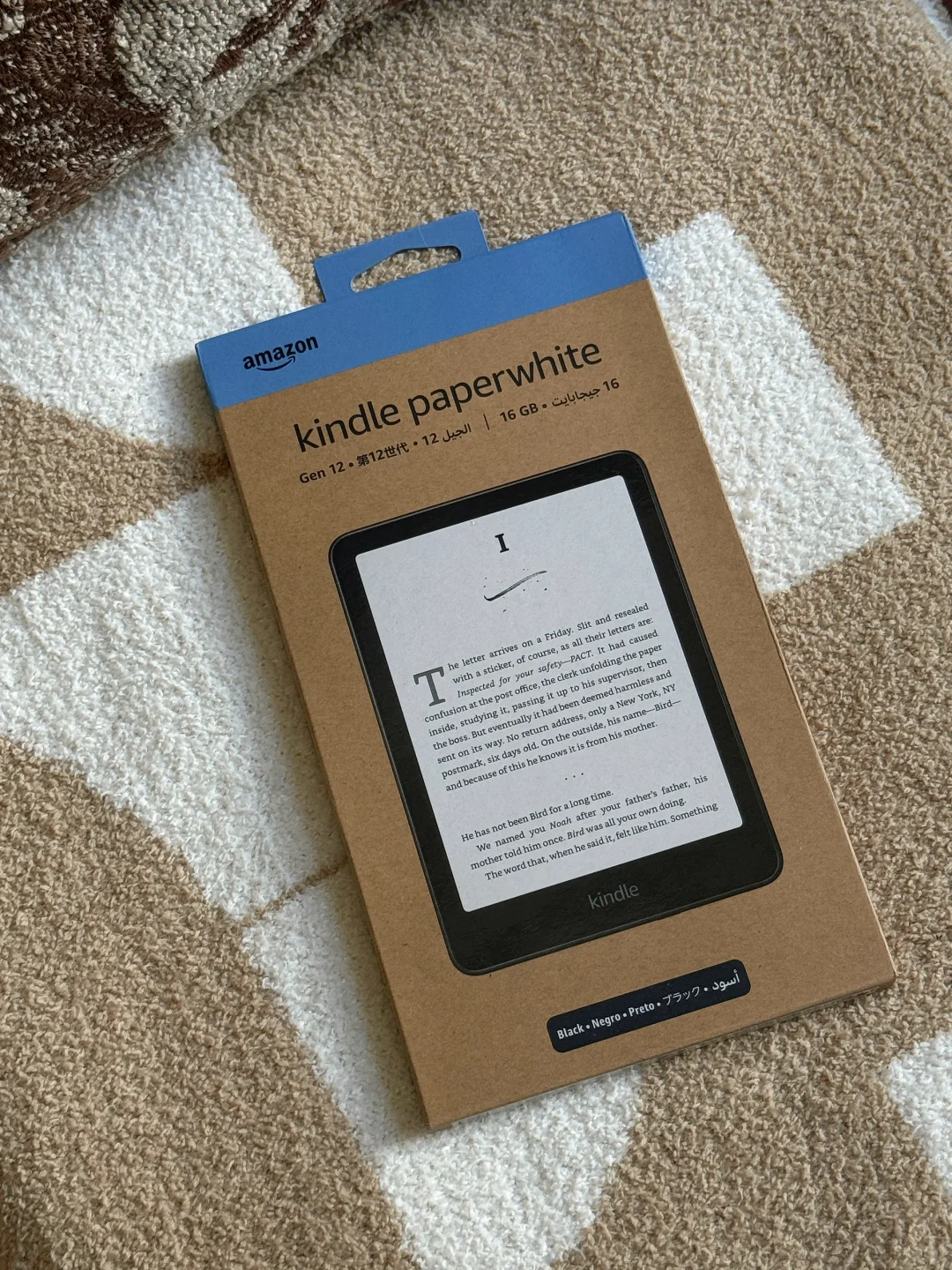 入手了Kindle Paperwhite 12th