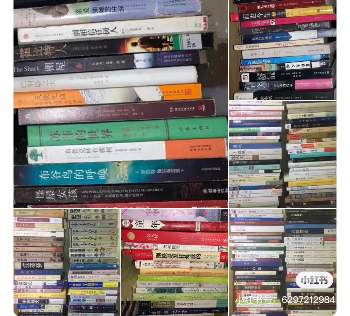 名著类文学类小说类二手书打包处理6.5/本