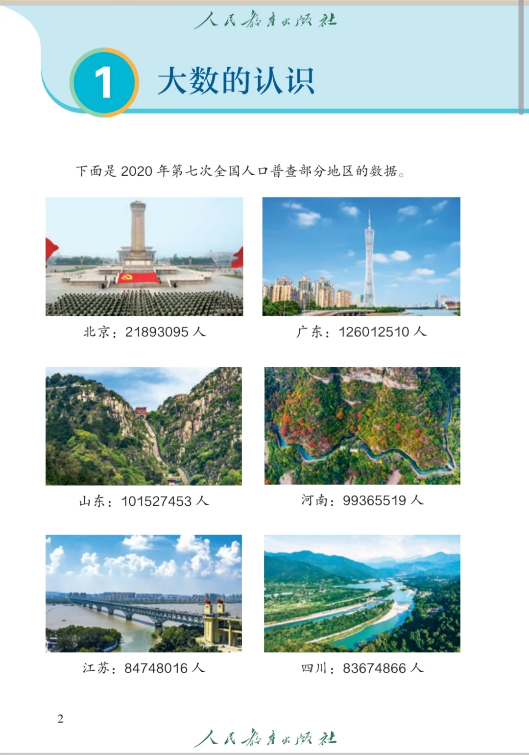 小学数学四年级上册电子课本
