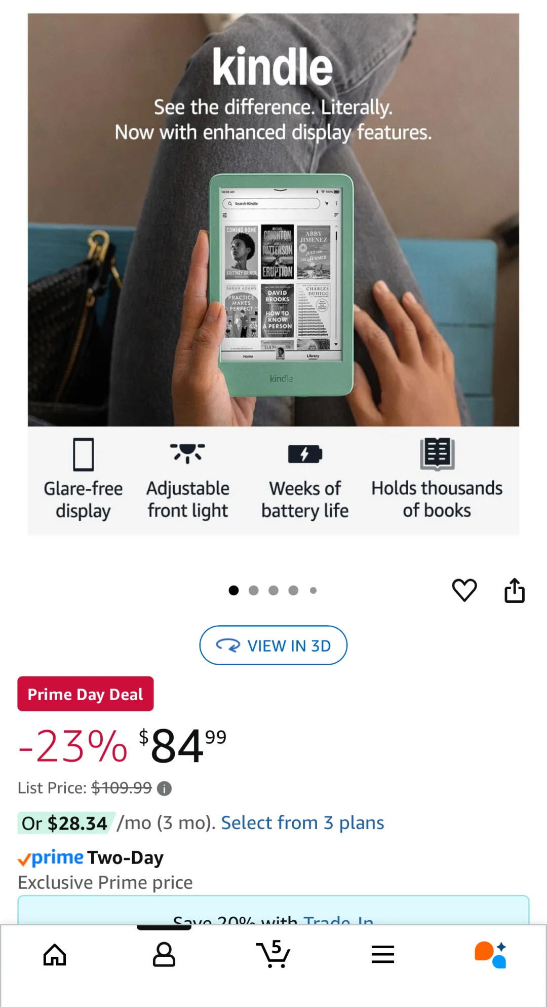 Prime Day kindle好价