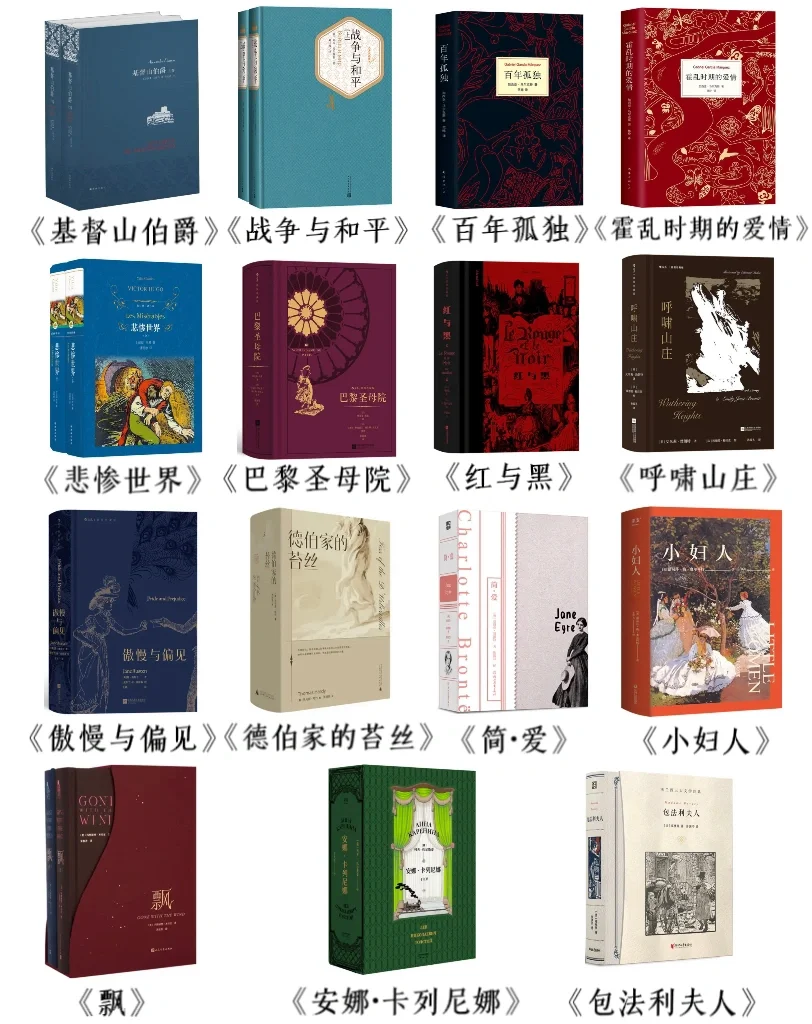 我超爱的15本书｜经典重读｜你看过几本？