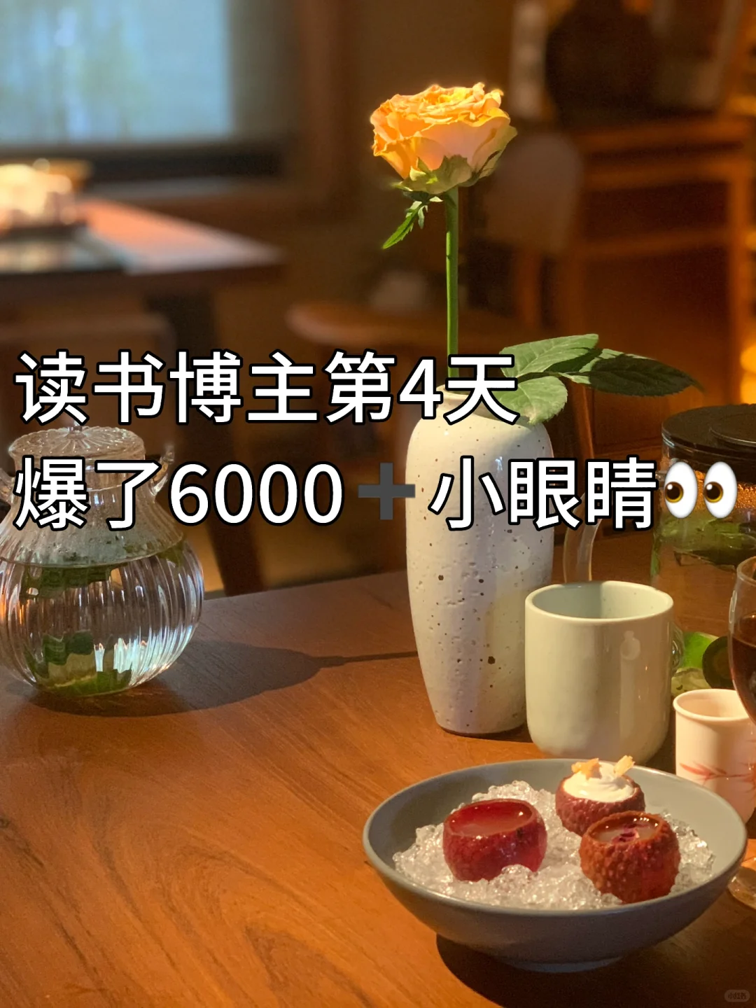 必看！新手读书博主4天狂揽6000小眼睛的爆文