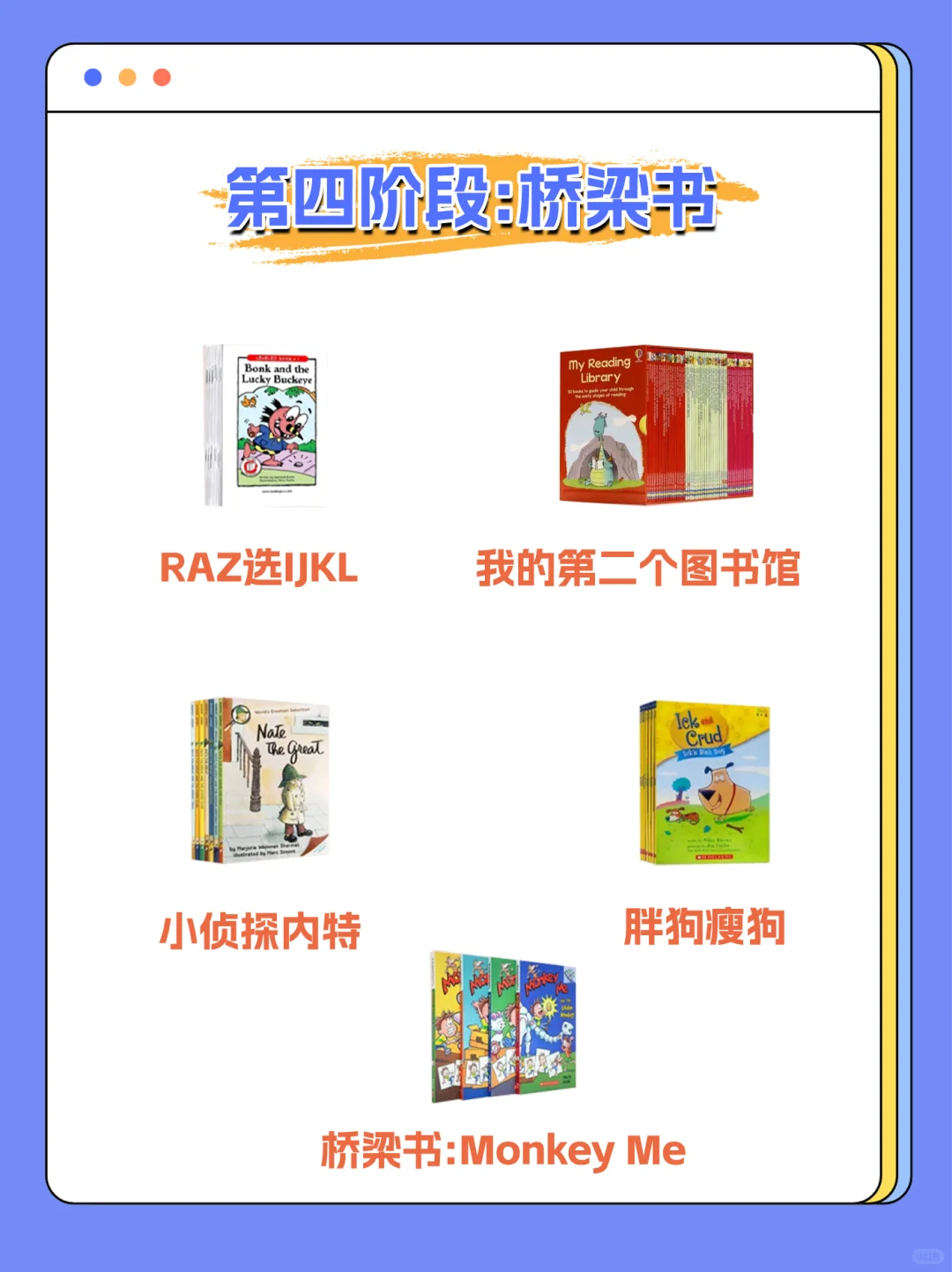 4-10岁英语原版绘本&分级读物书单