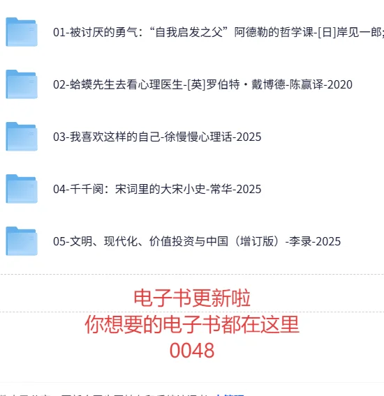 免费电子书 | 你想要得电子书都在这里0048