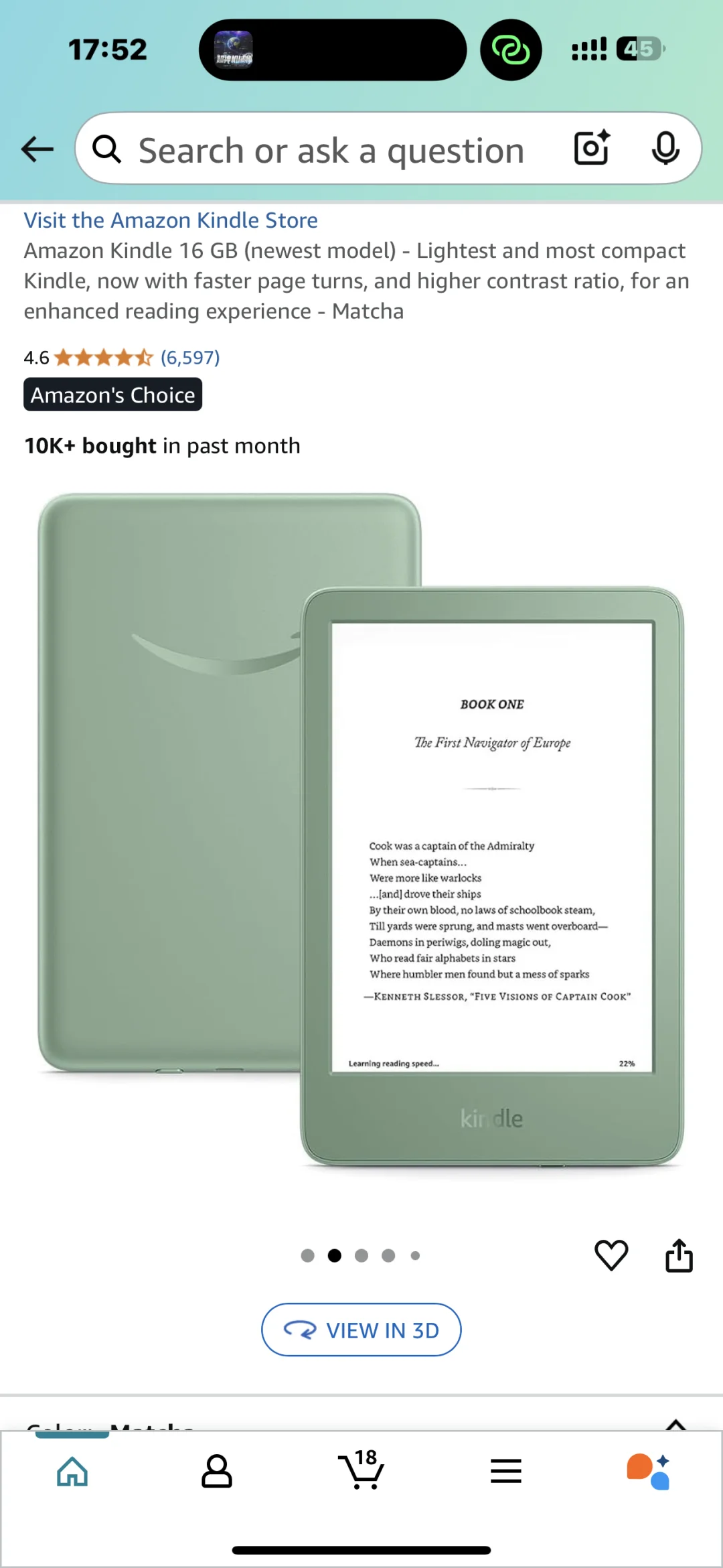 预售 kindle2024抹茶绿和黑色，820 和 750