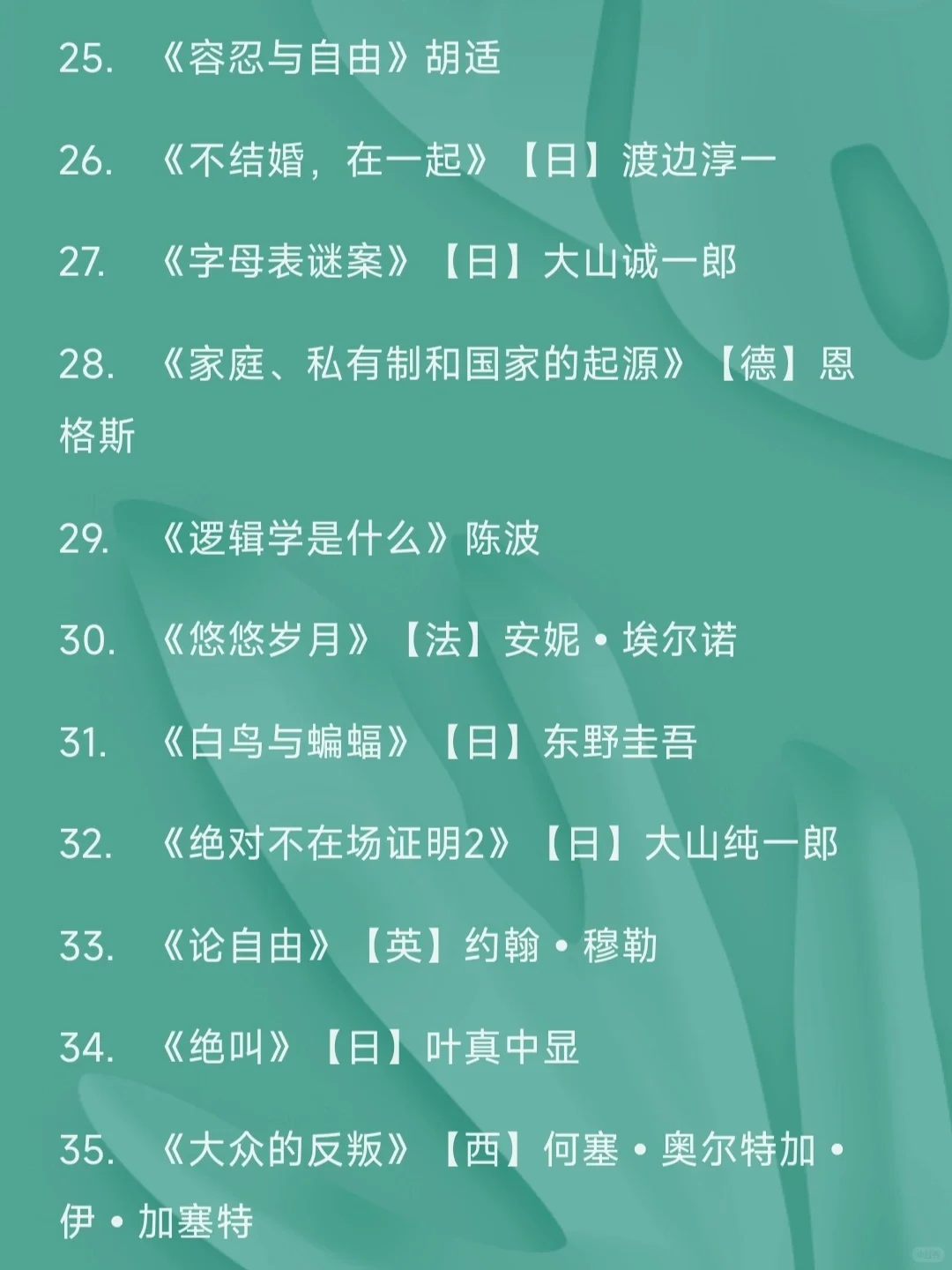 书单分享｜你今年读了什么书？