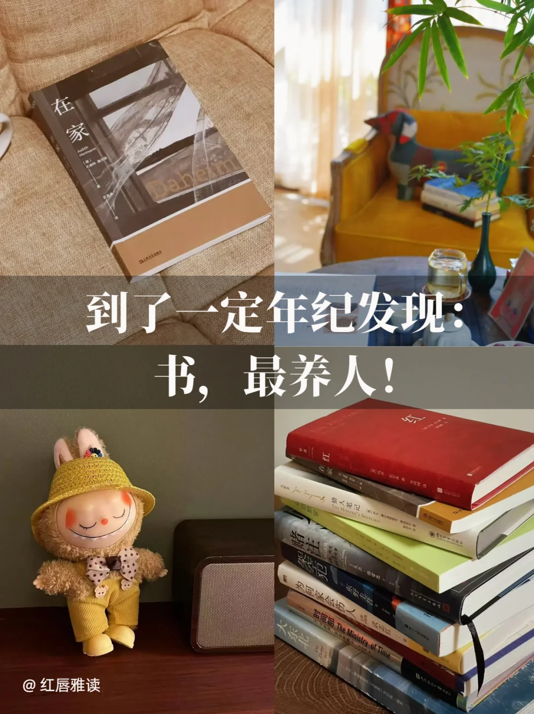 到了一定年纪发现：书，最养人！