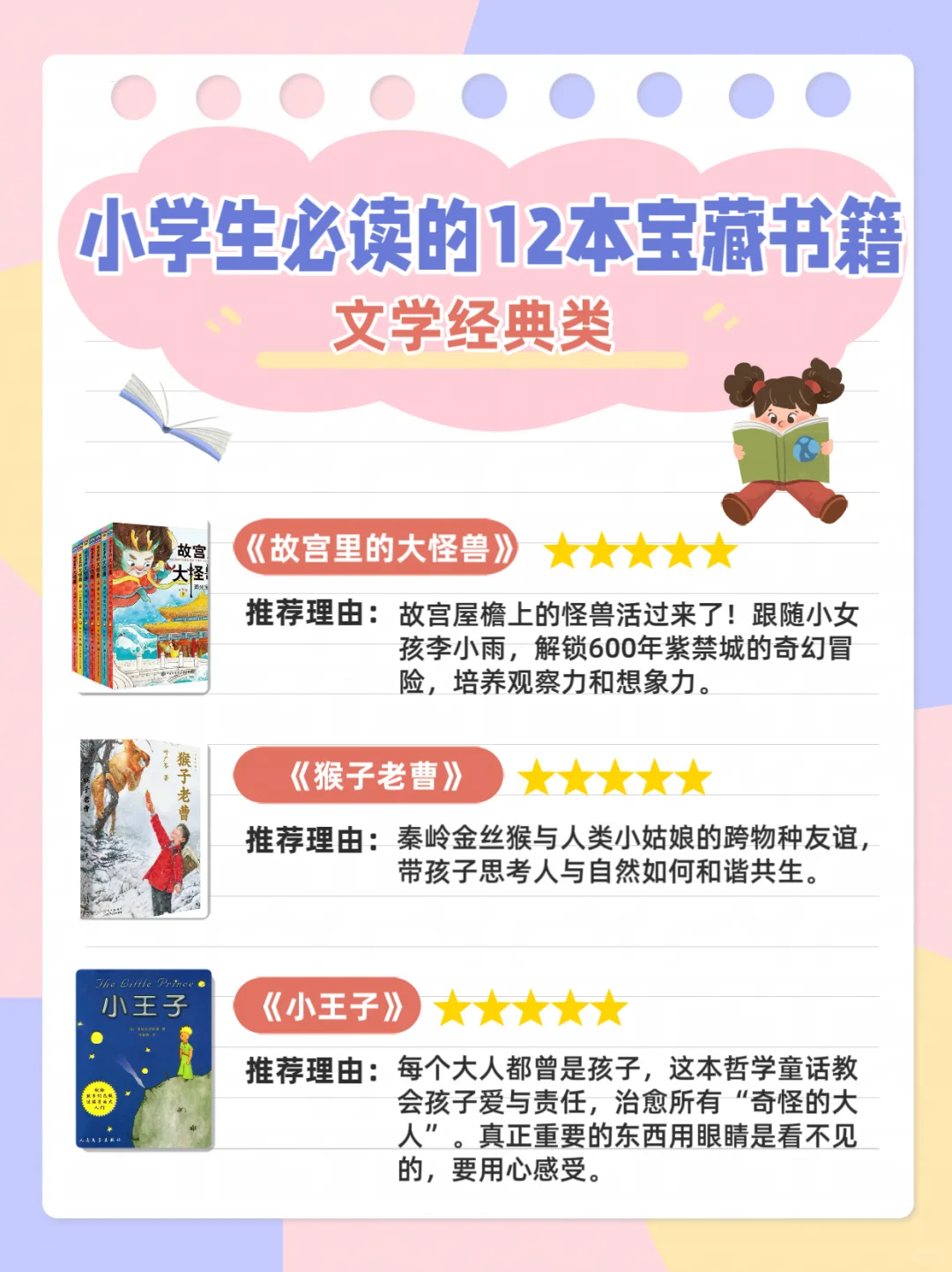 ✨小学生必读的12本宝藏书籍📚