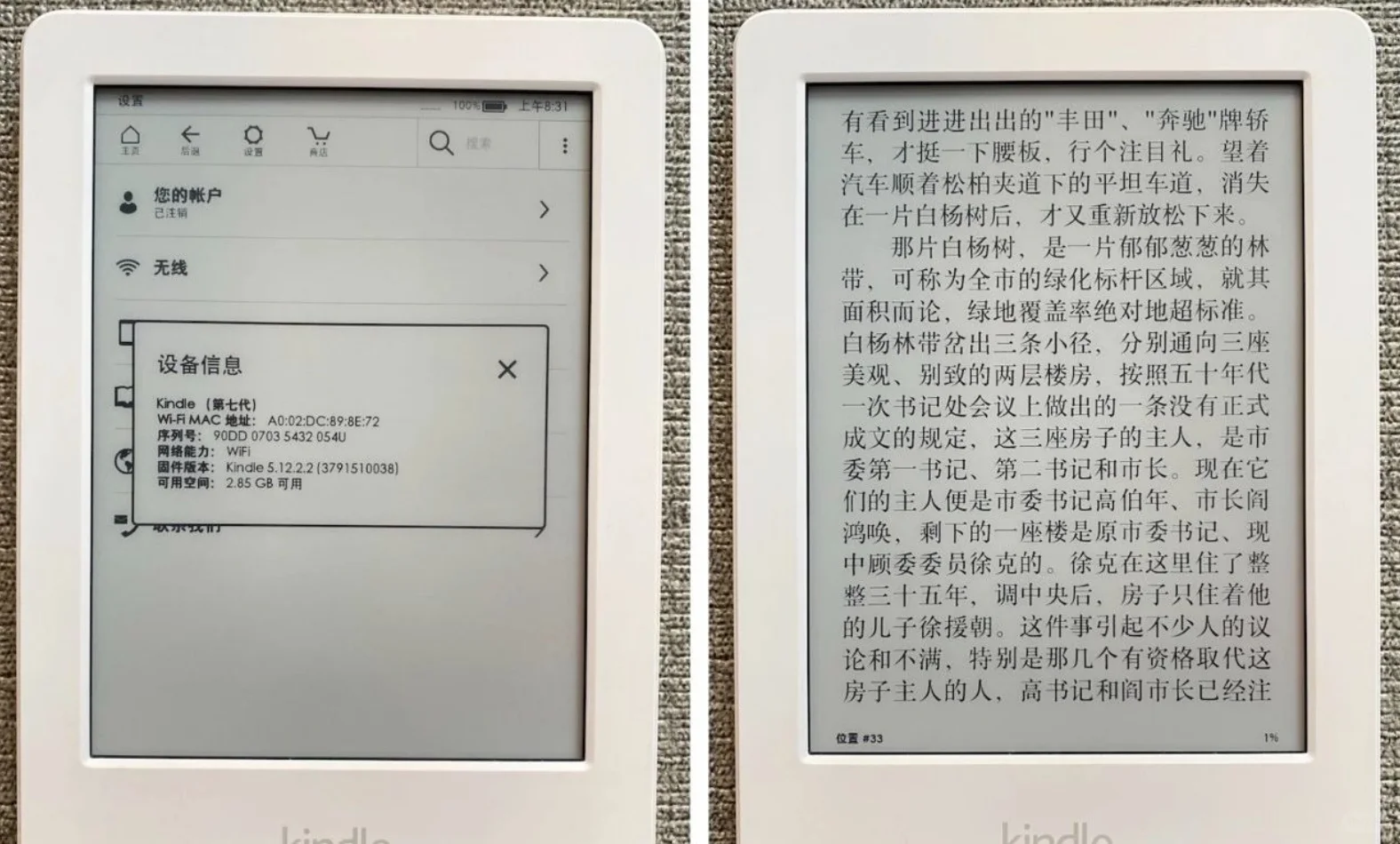 入门级电纸书--Kindle 499 二手从100到300