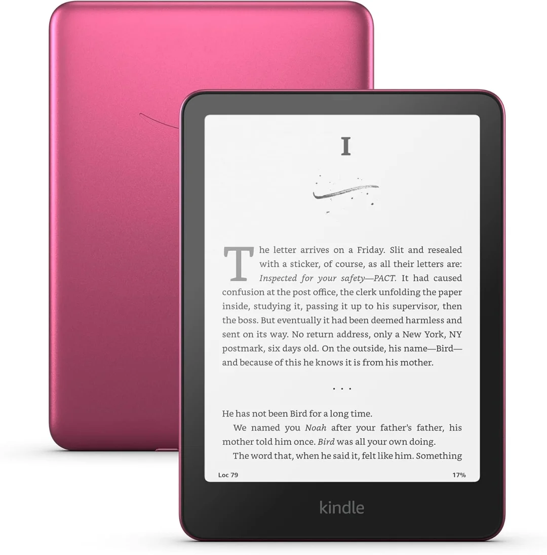 出一台粉色全新kindle 签名版粉色32g