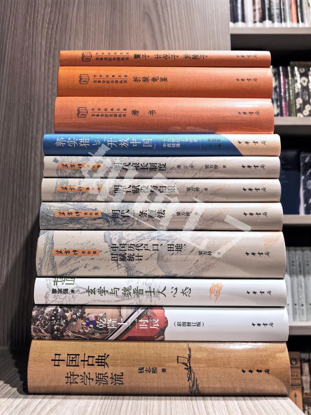 2025年2~4月，鱼叔新入中华书局新书11册
