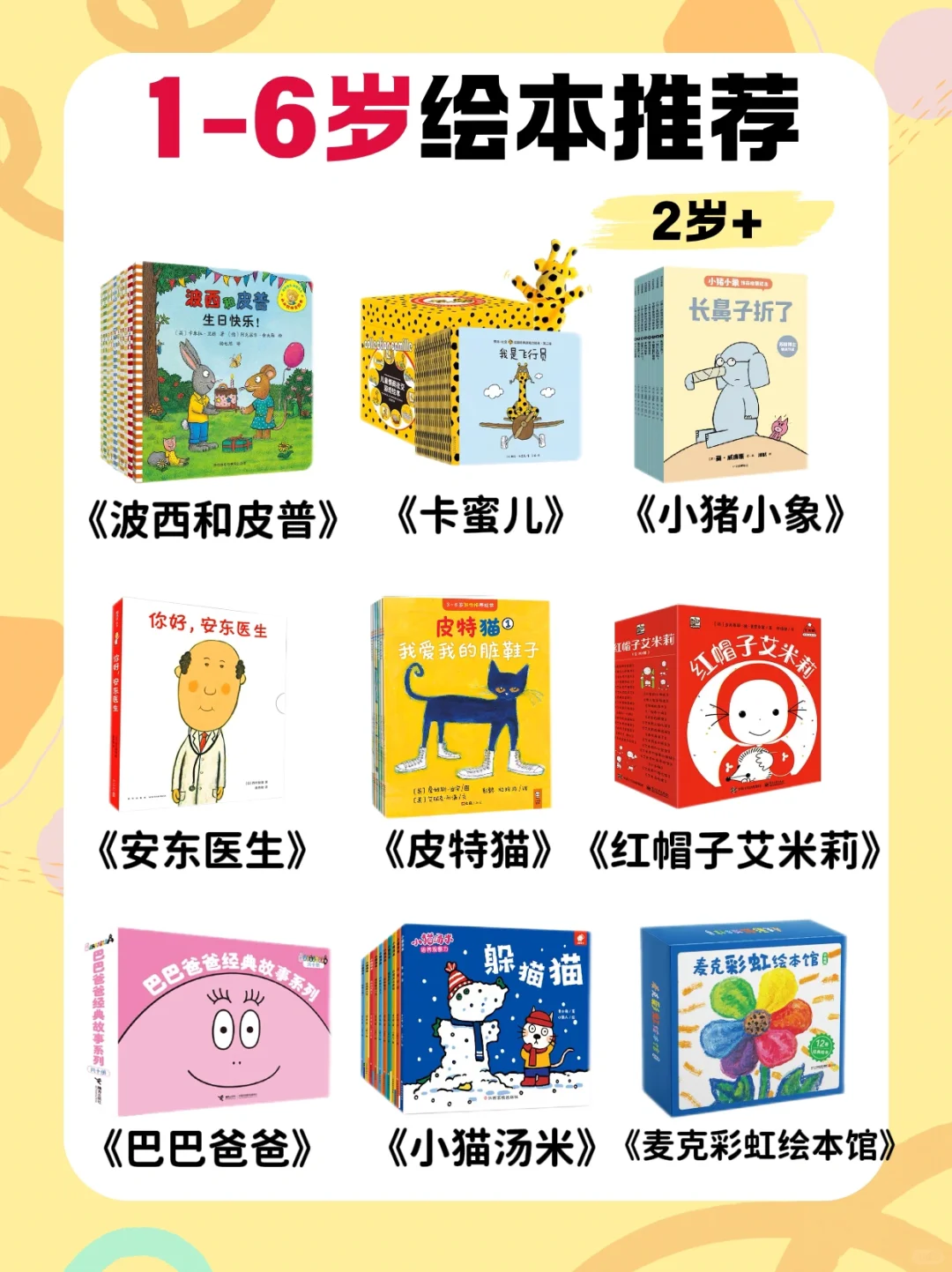 吐血整理❗2-6岁必读绘本，自用分享不踩雷