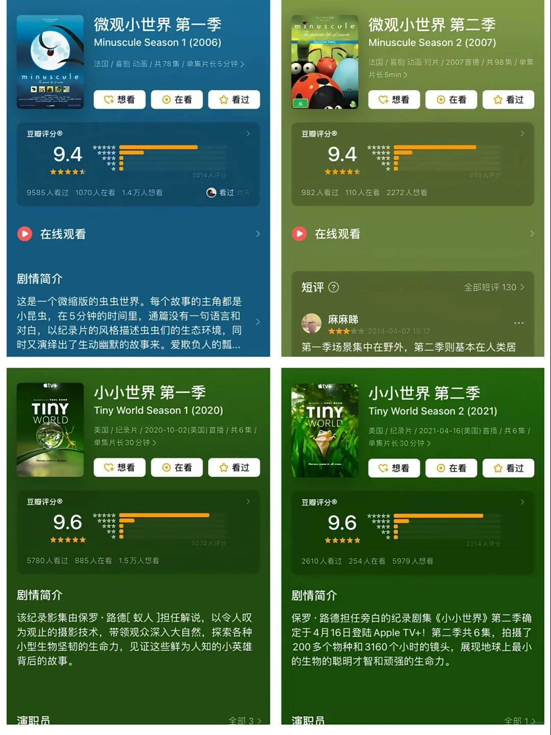 适合低幼小朋友的13部高分纪录片！