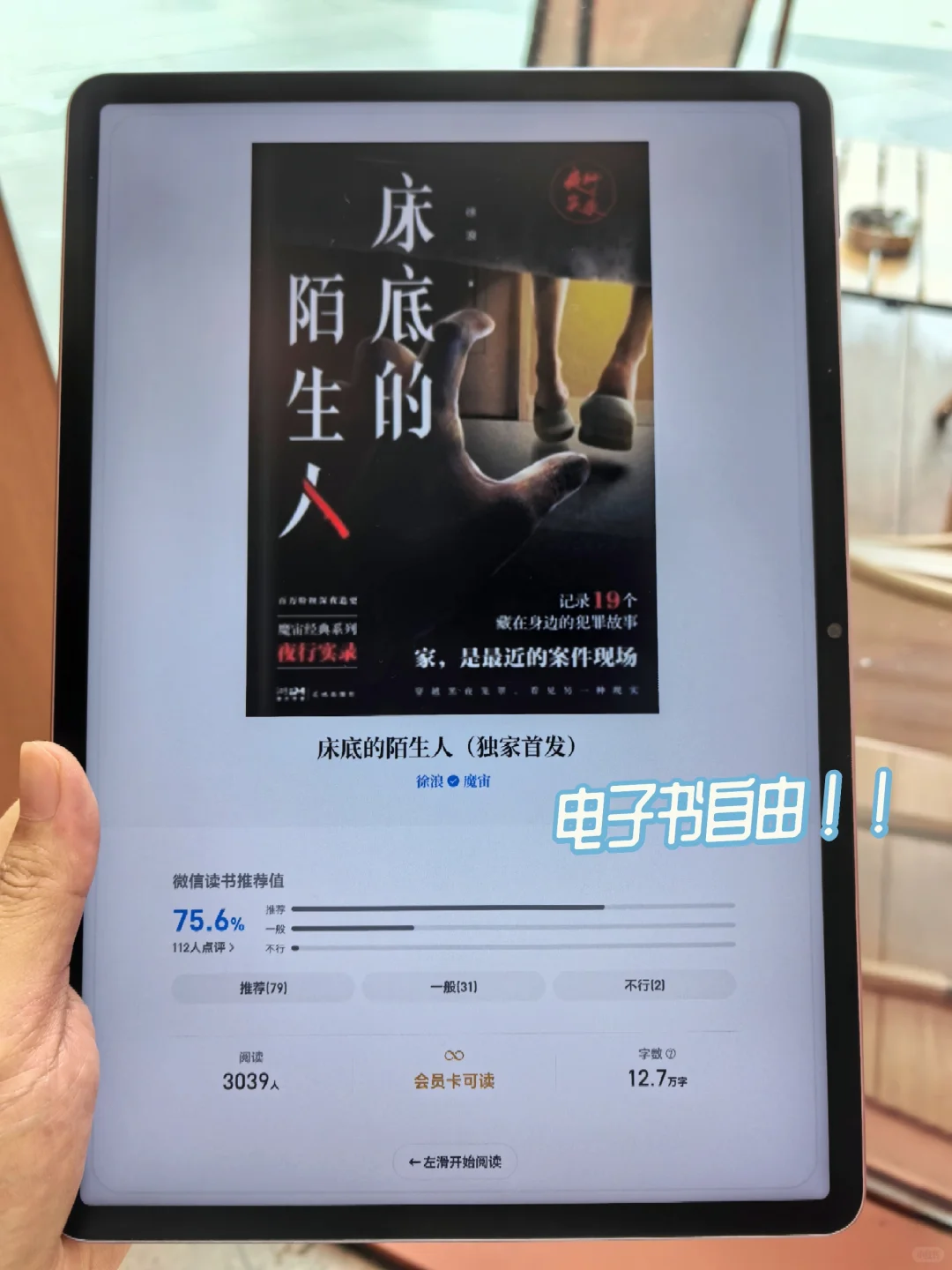 惊喜的发现室友的小秘密！电子书自由的真相