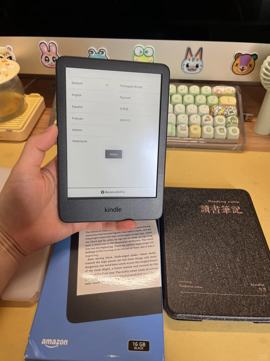 kindle换壳上岸！耶😀