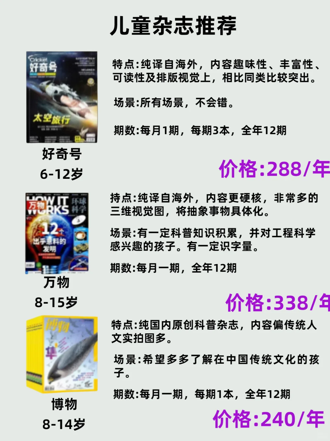 小朋友必须订阅的杂志！📚