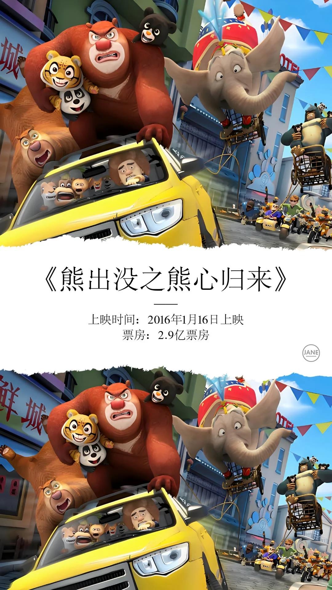 熊出没大电影合集！