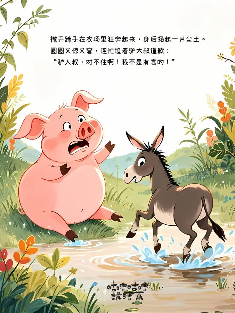 儿童绘本故事｜不怕困难的胖小猪