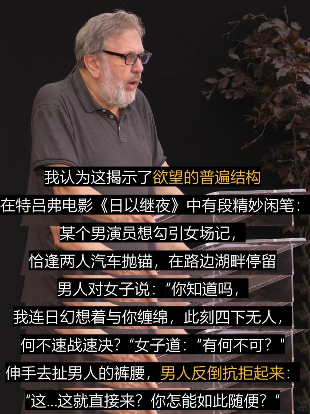 齐泽克：欲望的本质就是缺失‼️