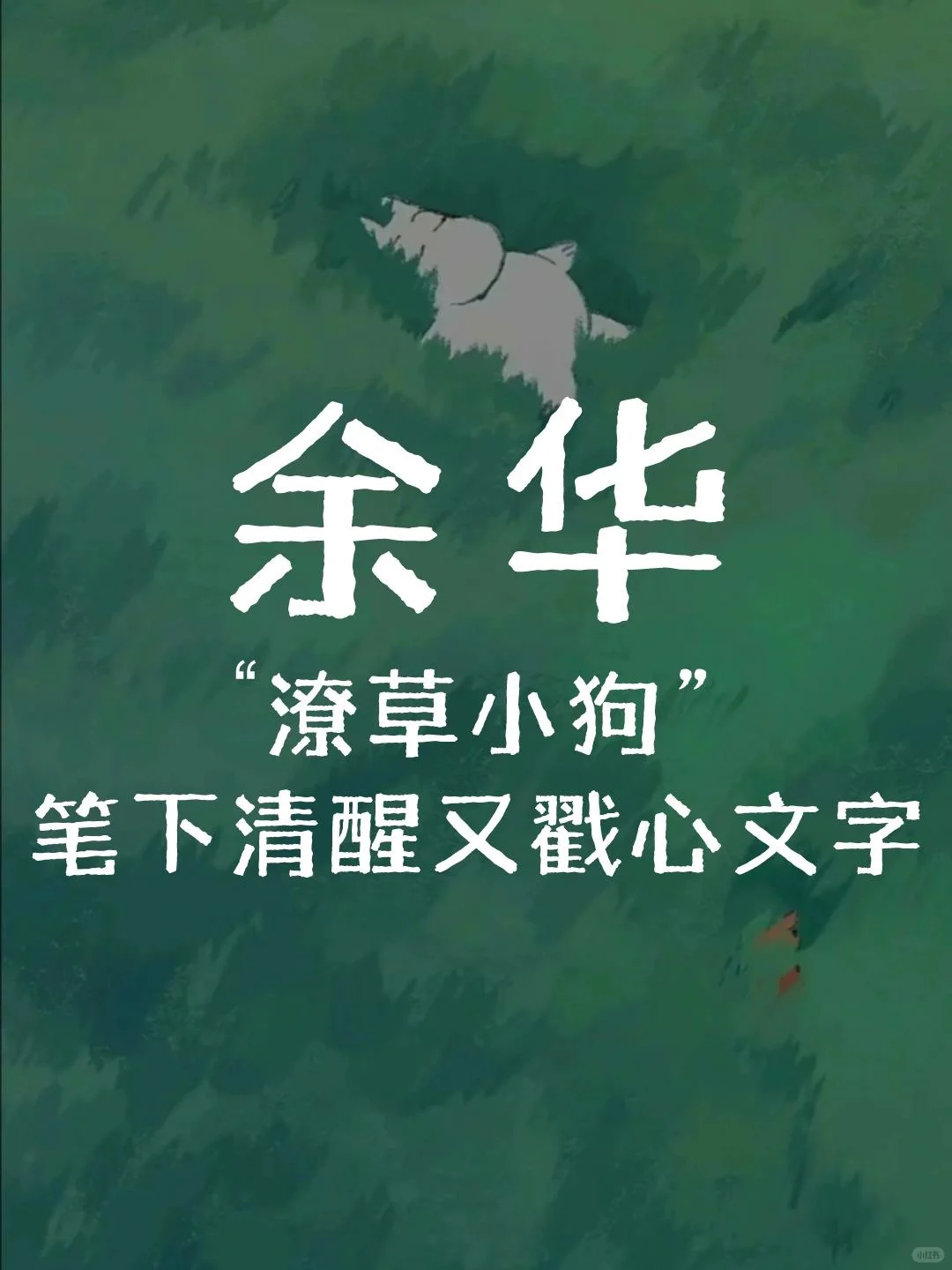 经典摘抄｜余华笔下的人间清醒