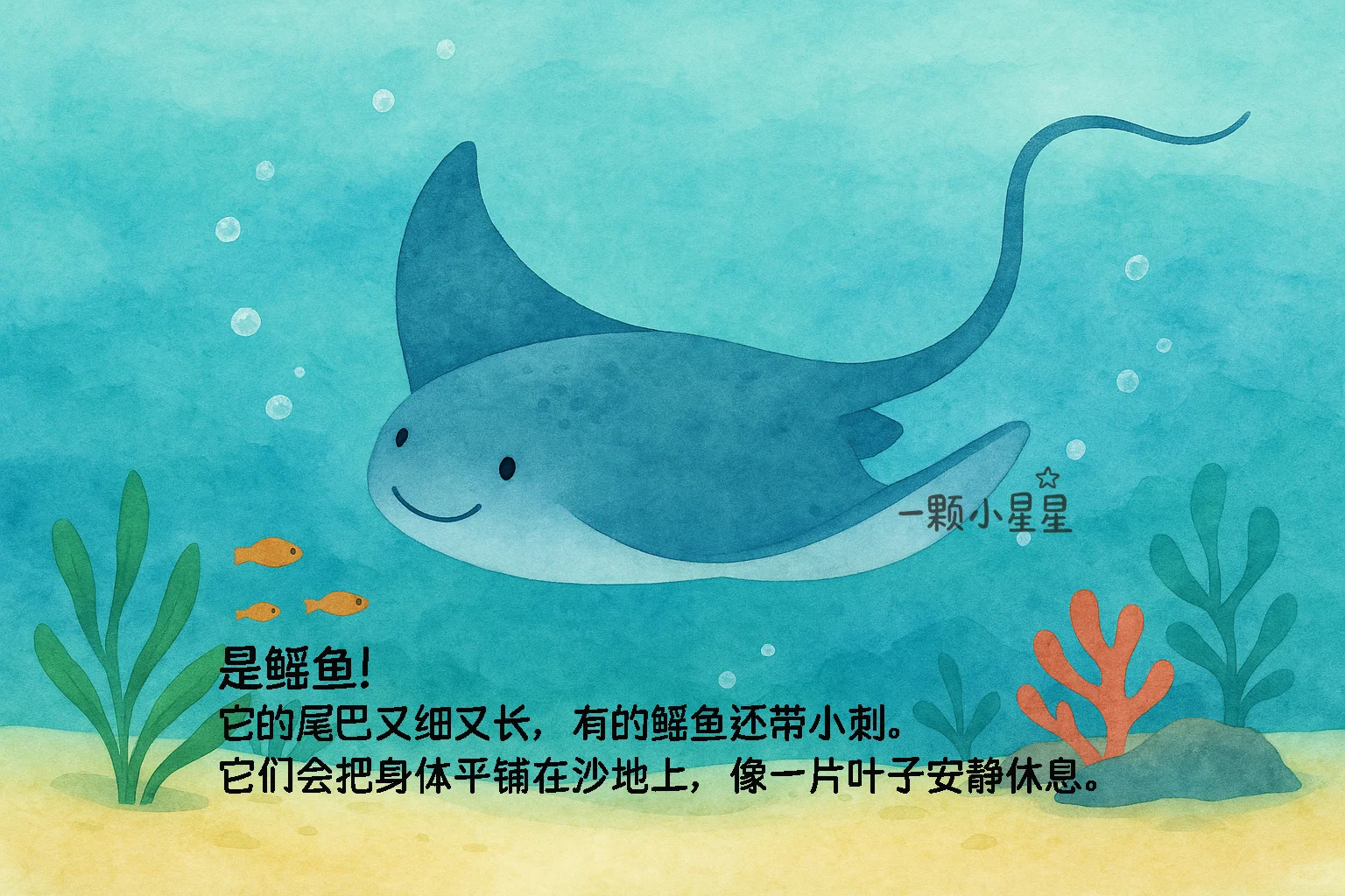 儿童自然科普绘本|海底世界里的海洋生物