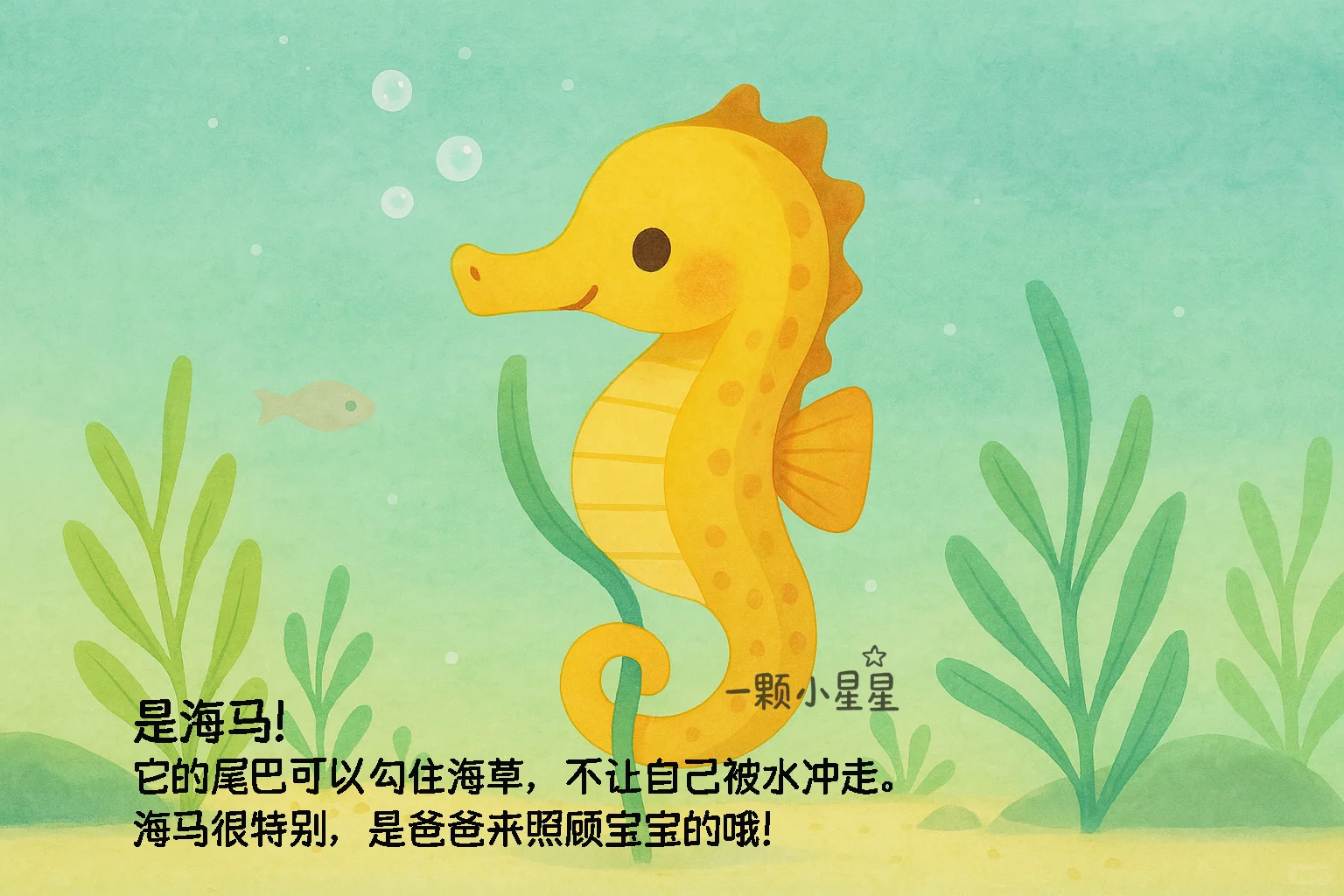 儿童自然科普绘本|海底世界里的海洋生物